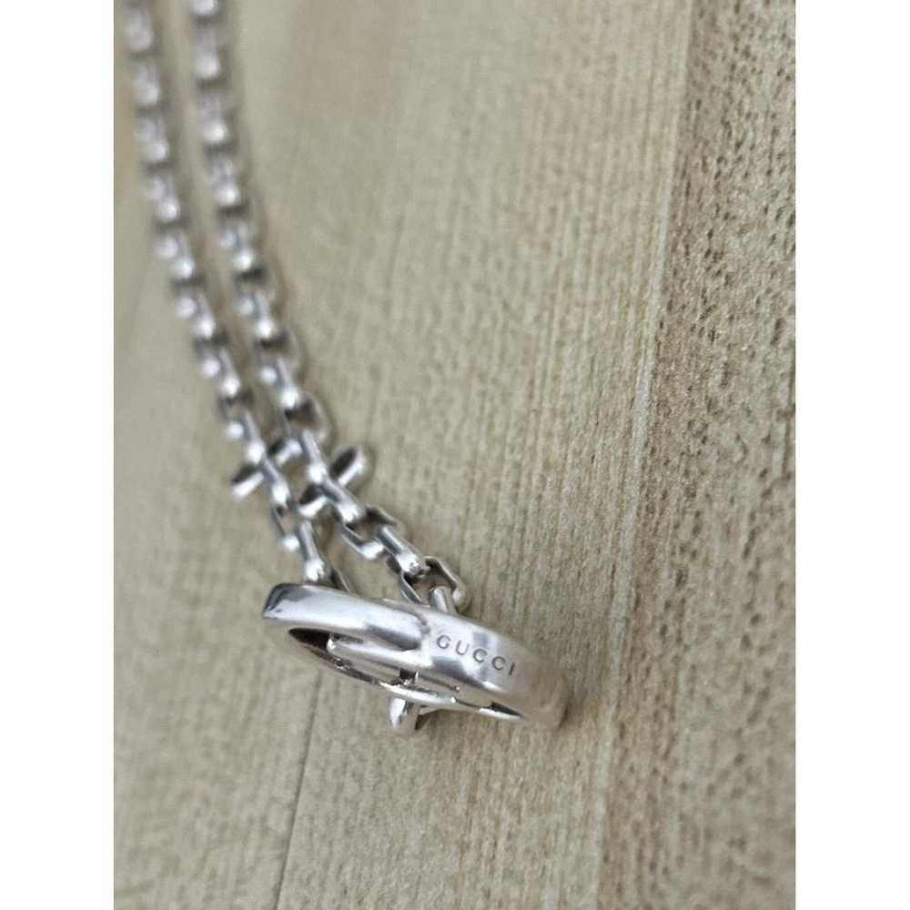 Gucci Gg Running silver necklace - image 2
