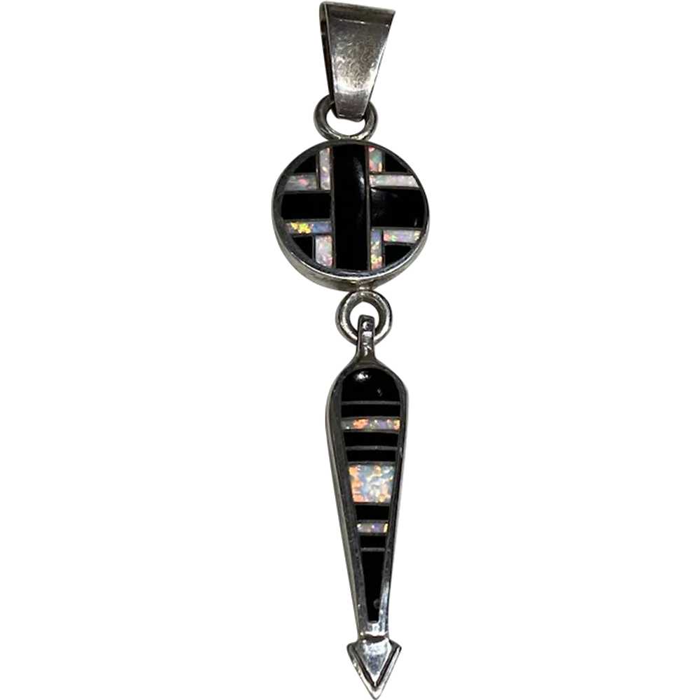 Contemporary Inlay Pendant - image 1