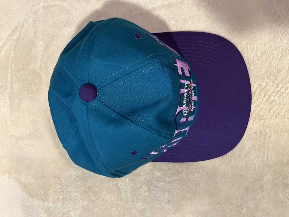 Starter Charlotte Hornets STARTER 90s Vintage Hat… - image 5