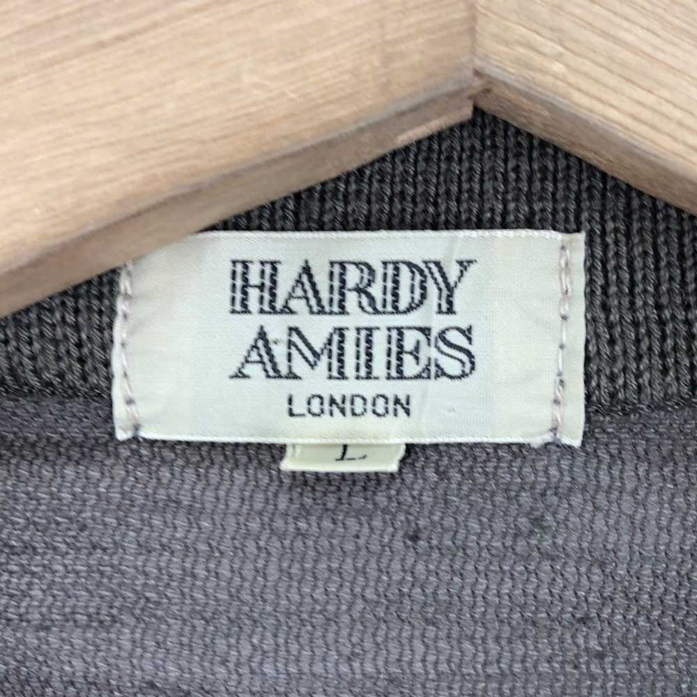 Vintage Vtg HARDY AMIES LONDON Artwork Striped He… - image 6