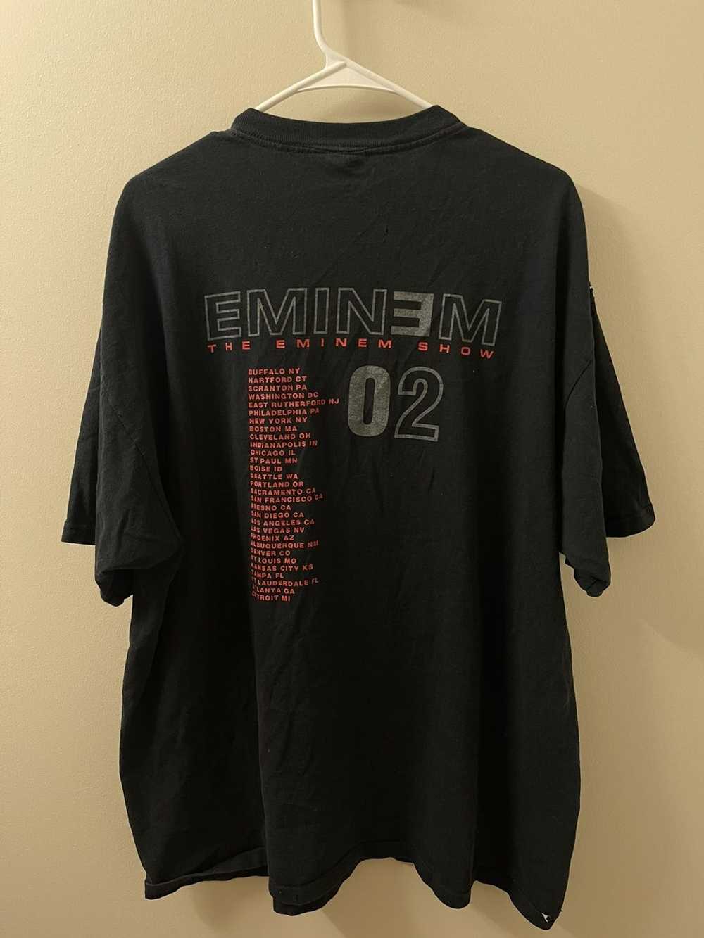 Rap Tees × Streetwear × Vintage Eminem 2002 Tour … - image 7