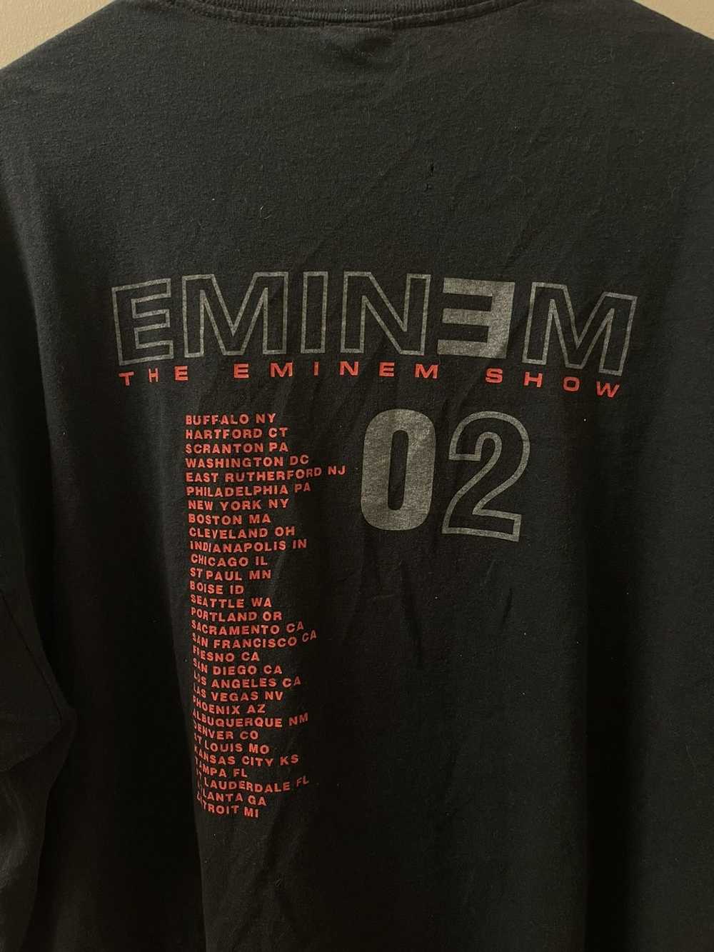 Rap Tees × Streetwear × Vintage Eminem 2002 Tour … - image 8