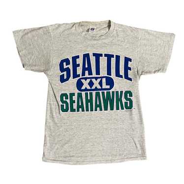 Men's Authentic Seattle Seahawks NO.37 Shaun Alexander Mitchell And Ness  Throwback Jersey - Blue