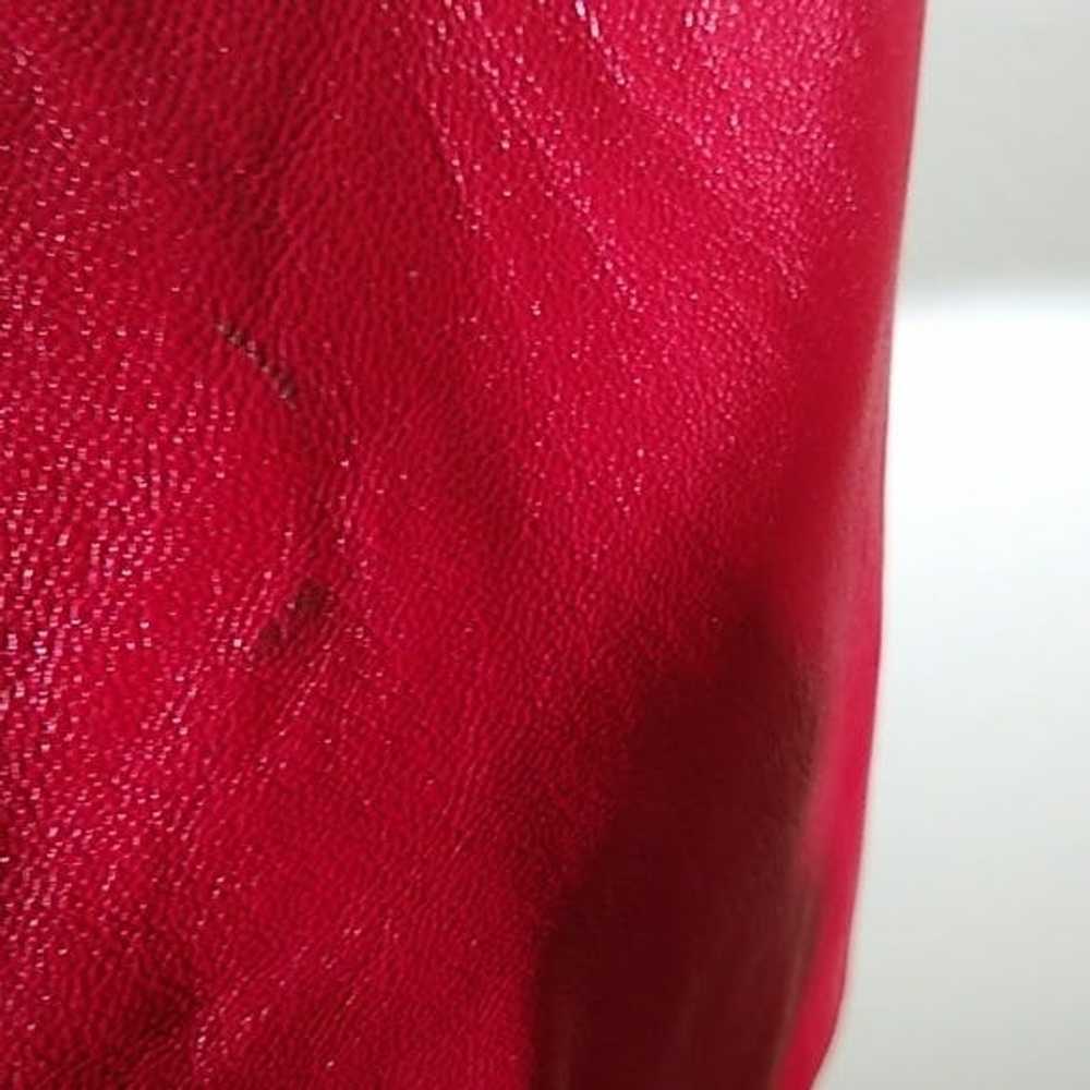 Pendleton × Vintage Pendleton Red Leather Button … - image 4