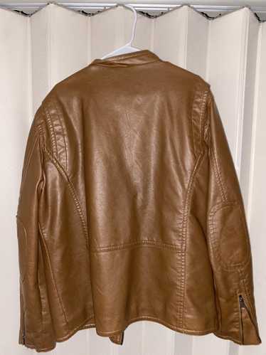 Pronto Uomo Brown Leather Jacket