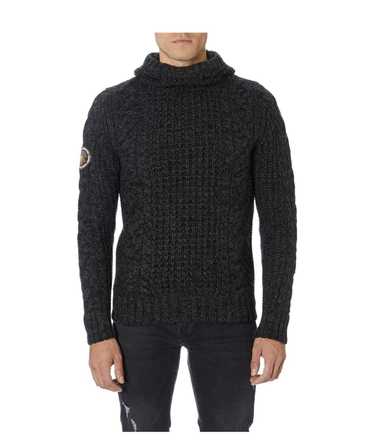 Superdry Superdry Premium Knitwear Charcoal Grey P