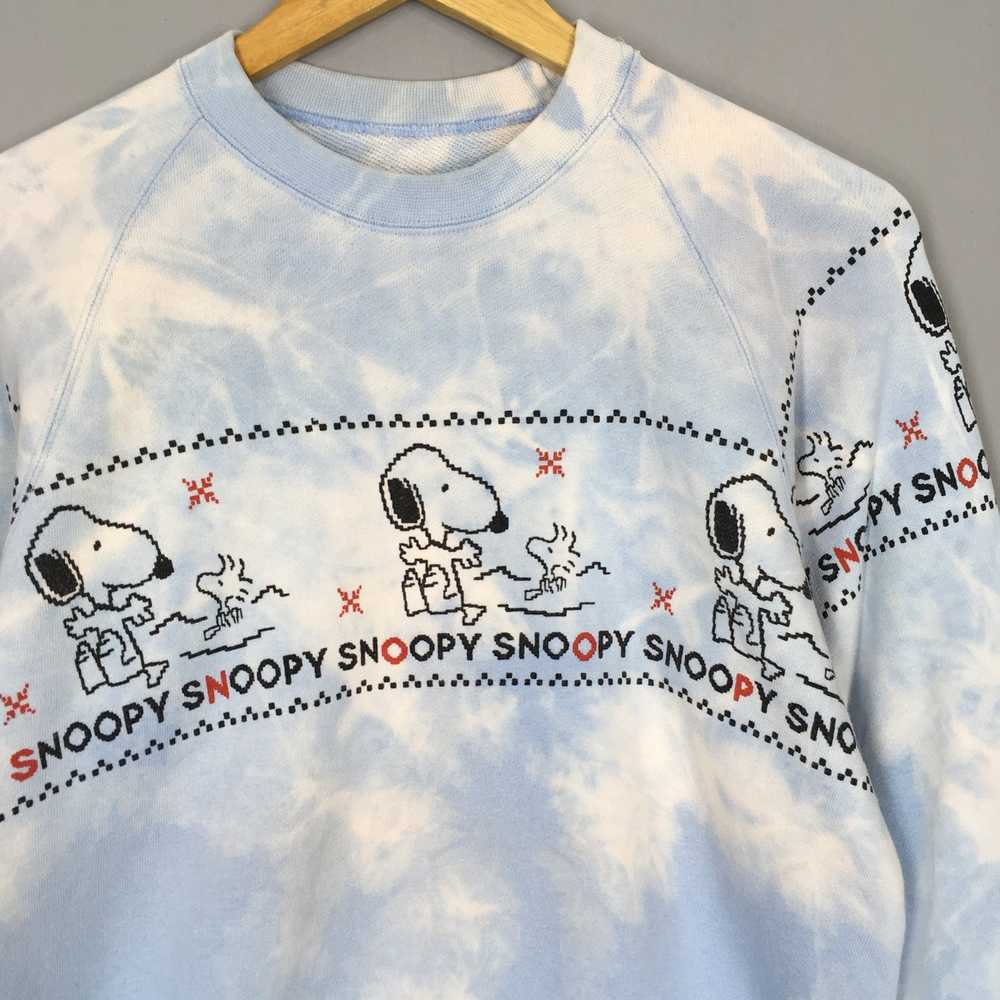 Peanuts × Vintage Vintage Snoopy Joe Cole Tie Dye… - image 2