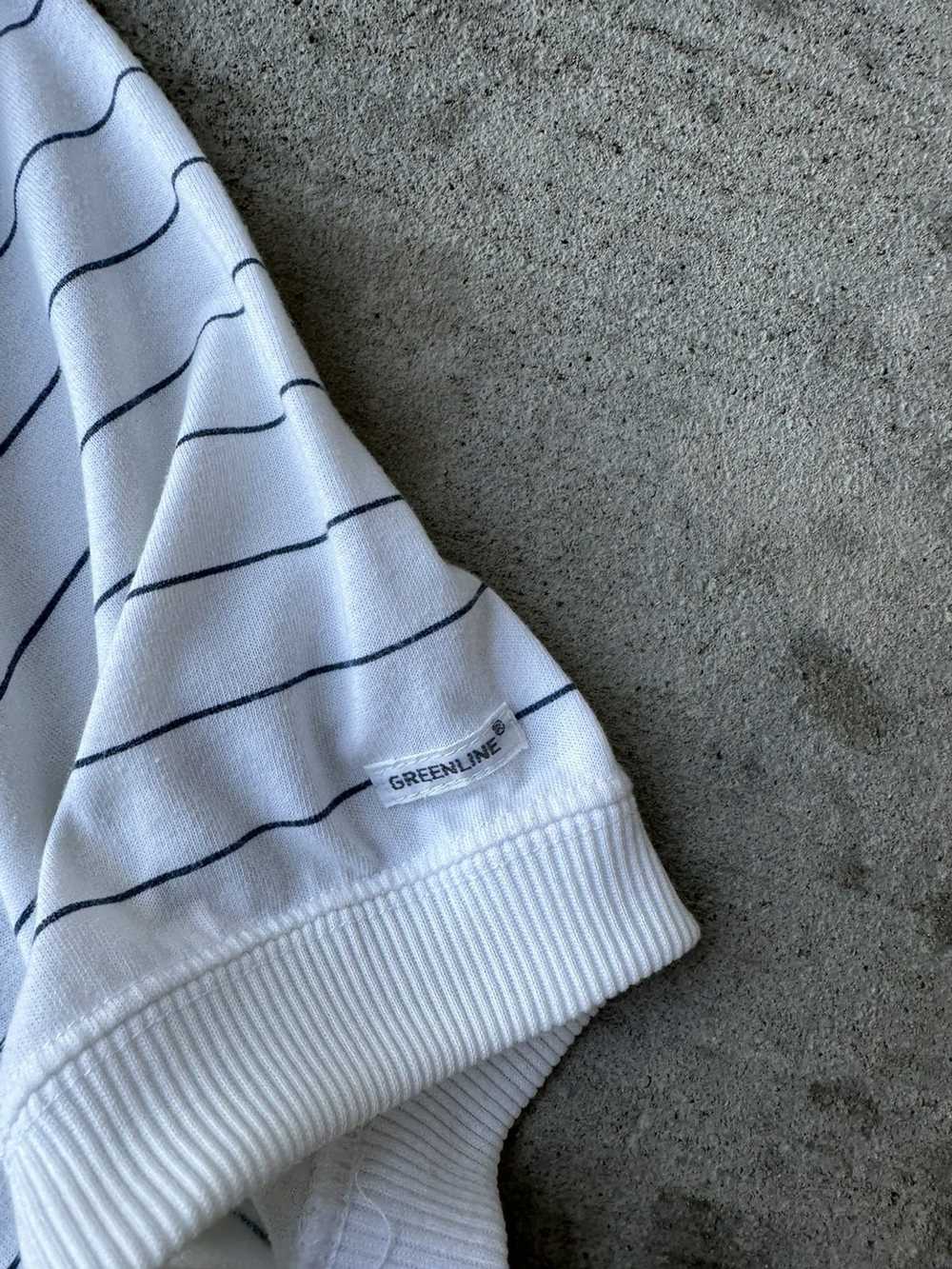Streetwear × Vintage 80s Patterned Striped Polo R… - image 4