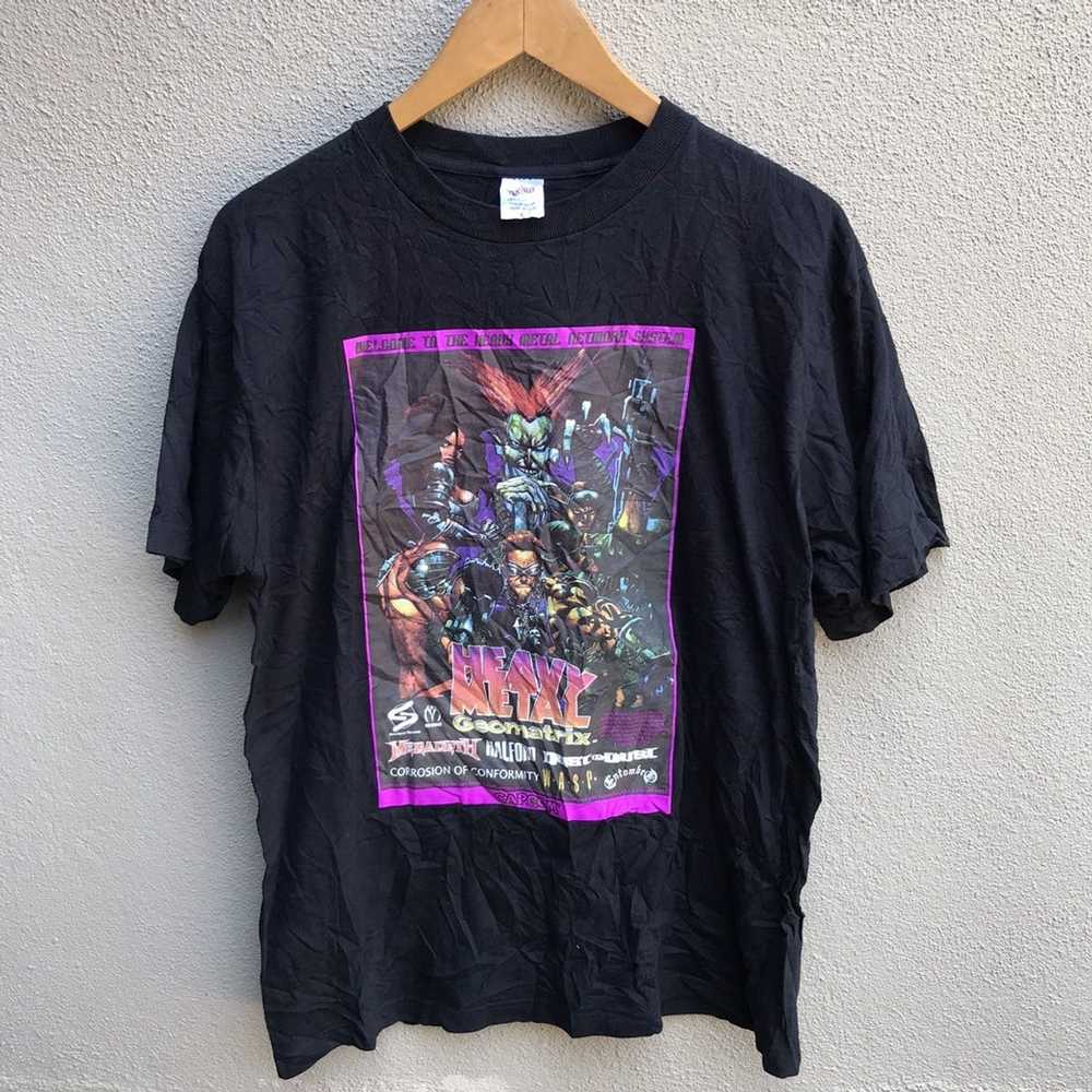 Band Tees × Vintage Vintage HEAVY METAL anime cap… - image 2