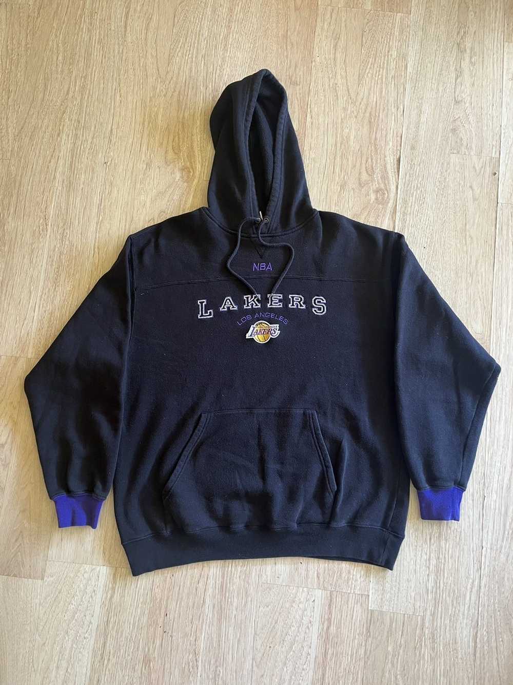 LA Lakers M&N Hyper Hoops Hoodie Black - The Locker Room of Downey