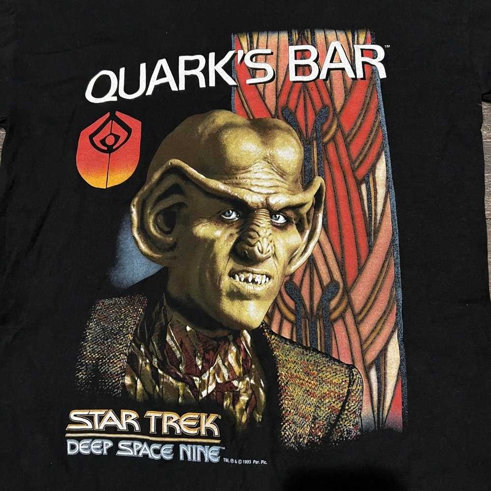 Movie × Vintage 1993 Star Trek Quarks Bar Tshirt … - image 6