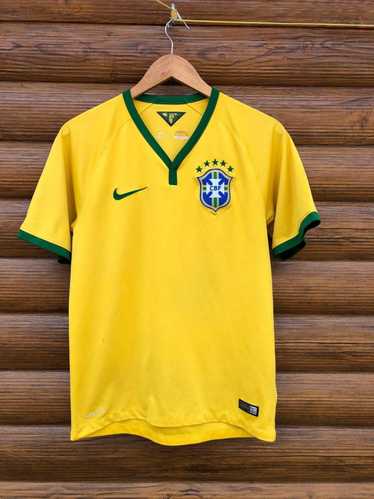 Jersey × Nike × Soccer Jersey BRASIL HOME FOOTBAL… - image 1