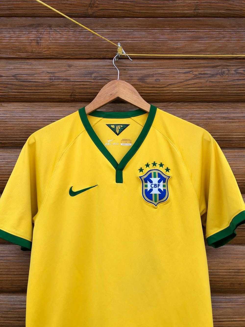 Jersey × Nike × Soccer Jersey BRASIL HOME FOOTBAL… - image 3
