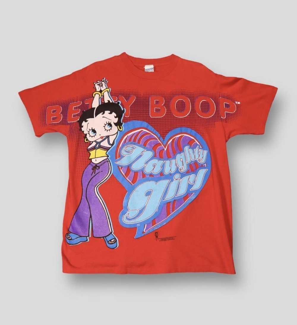 Vintage Betty Boop Naughty Girl T Shirt - image 1