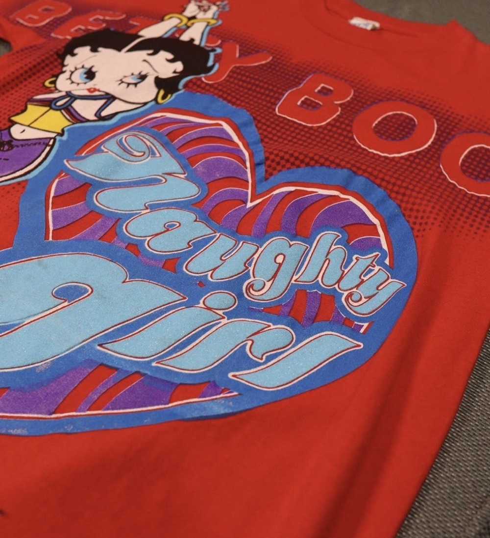 Vintage Betty Boop Naughty Girl T Shirt - image 3