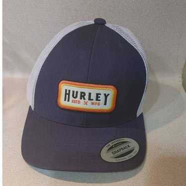 Hurley Hurley Trucker Cap Hat Adjustable Mesh Navy