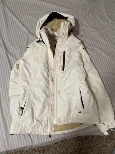 Lululemon Rain Jacket 6 Bright White Fitted Stretch Zip-Up Hoodie  Windbreaker
