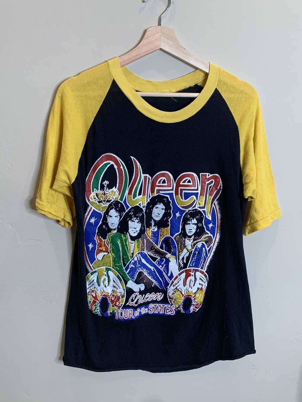 Rare Vintage 70's Queen T Shirt // 1978 Tour Tee — Hellhound Vintage