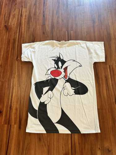 1993 Chicago Cubs Looney Tunes AOP T-Shirt. Size L/XL – SLCT Stock