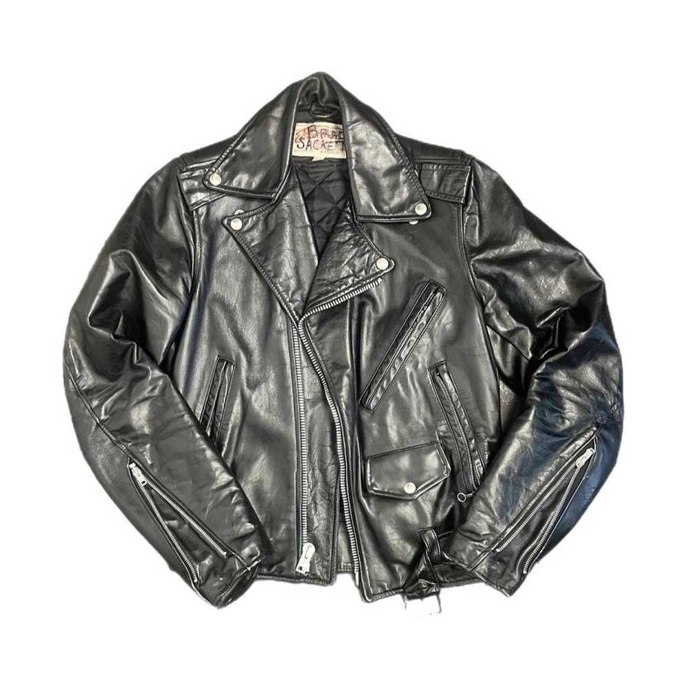 Leather Jacket × Made In Usa × Vintage Vintage Ex… - image 3