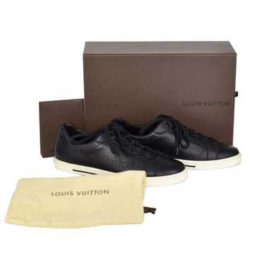 Vintage Louis Vuitton Classic Shoes Size 8 1/2 Black Leather 