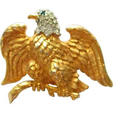 Vintage Patriotic Eagle Brooch Smithsonian Instit… - image 1