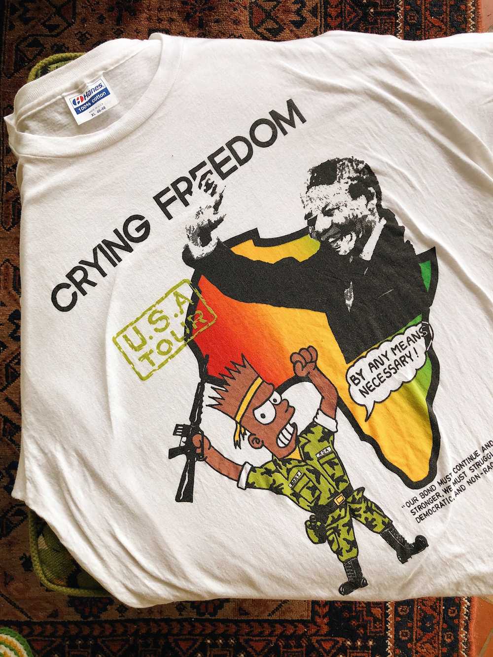 Crying Freedom Nelson Mandela Tee - image 3