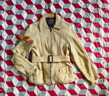 1940s deerskin leather jacket - Gem