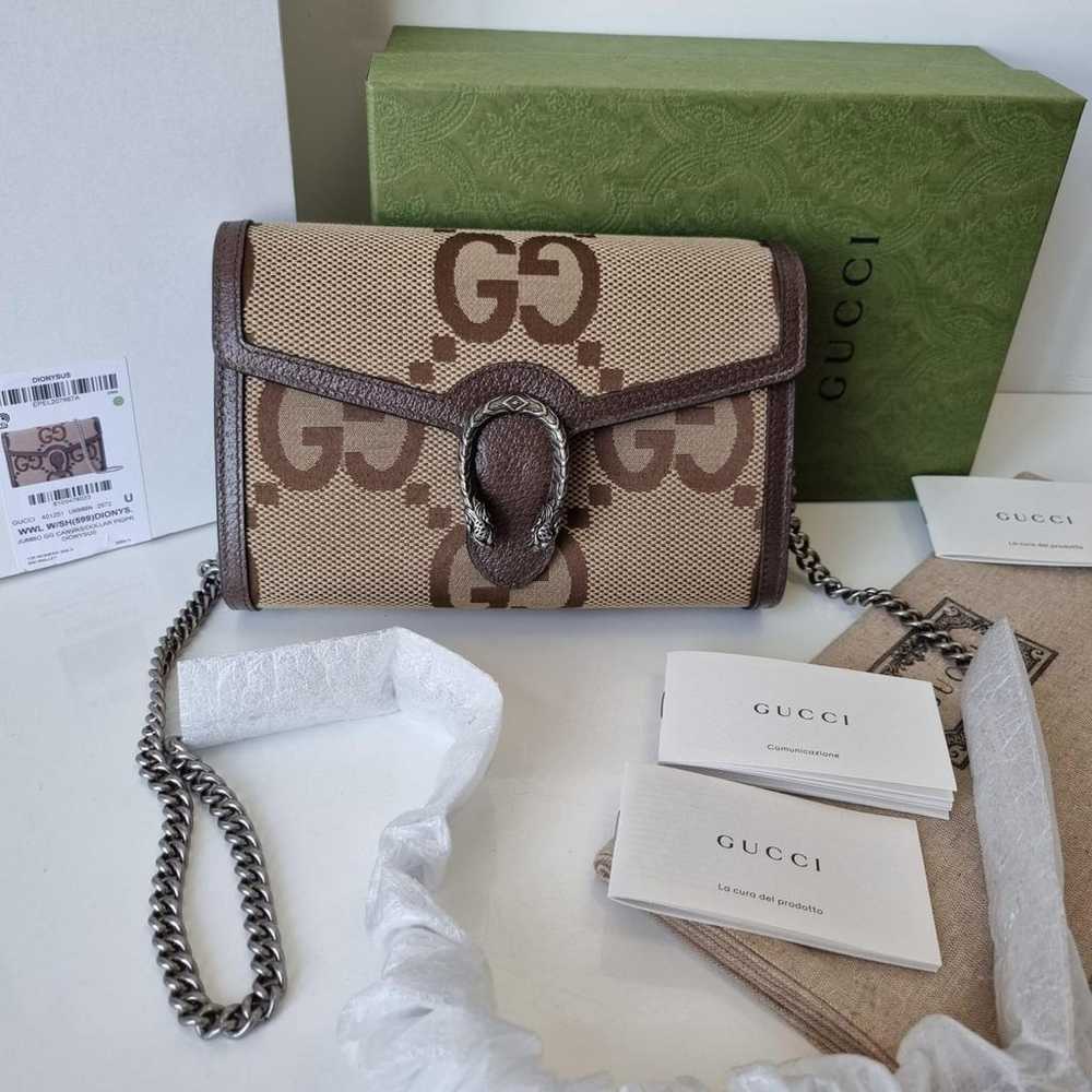 Gucci Dionysus Chain Wallet cloth crossbody bag - image 3