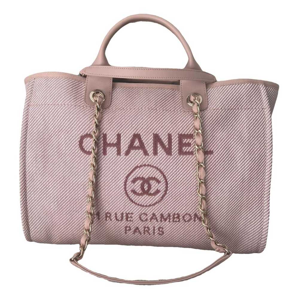 Chanel Deauville tweed travel bag - image 1