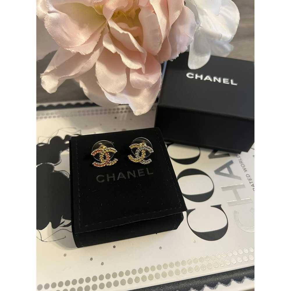 Chanel Cc earrings - image 2