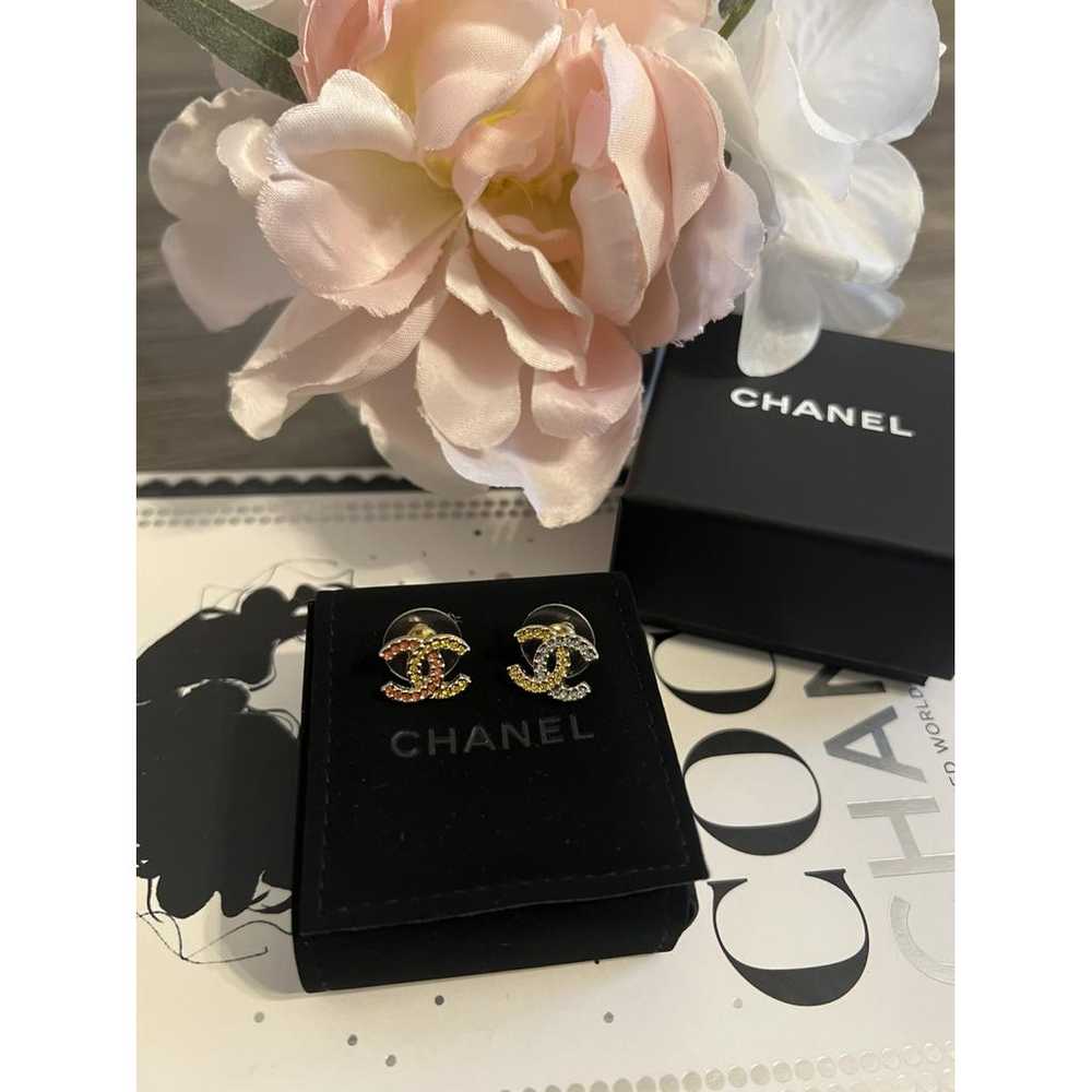 Chanel Cc earrings - image 9