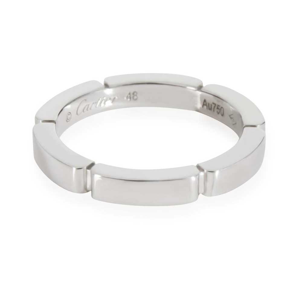 Cartier Maillon Panthère white gold ring - image 2