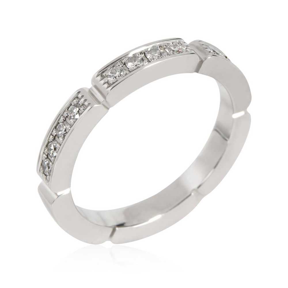 Cartier Maillon Panthère white gold ring - image 4