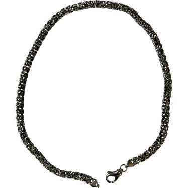 Sterling 18” Byzantine Necklace - image 1