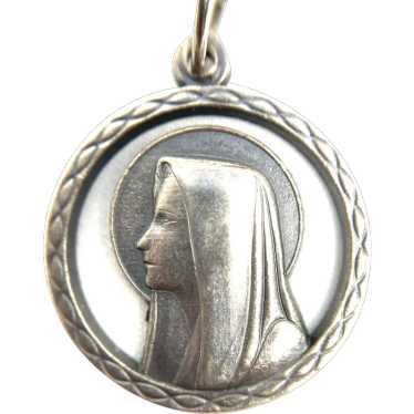 Lady of Lourdes Blessed Virgin Mary Metal from It… - image 1