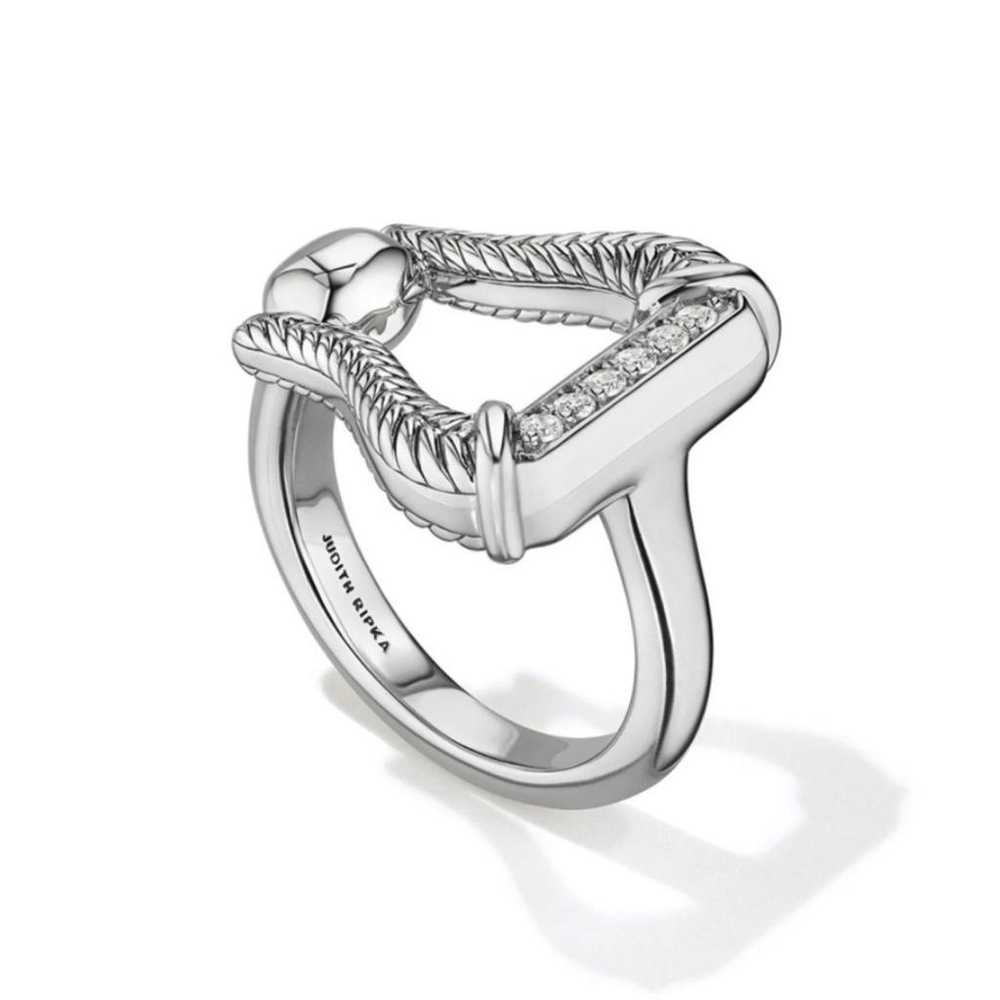 Judith Ripka Silver ring - image 1