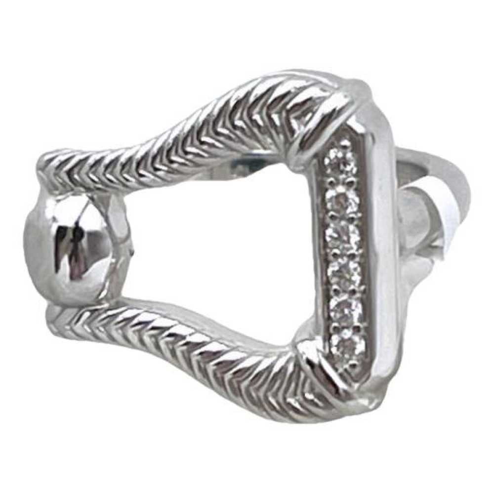 Judith Ripka Silver ring - image 2