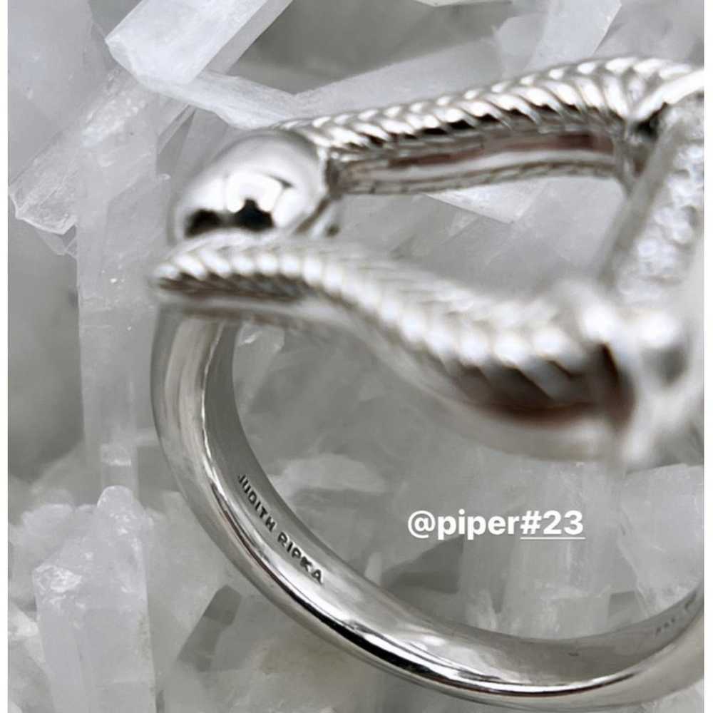 Judith Ripka Silver ring - image 4