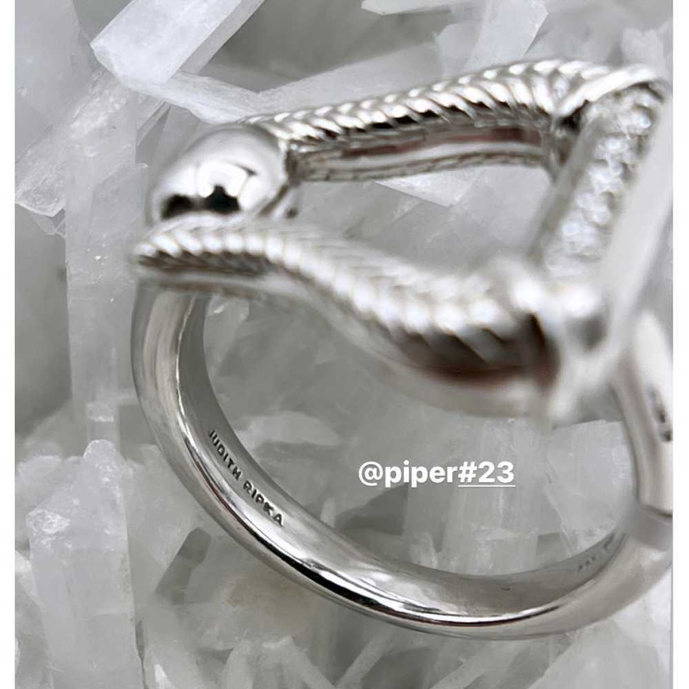 Judith Ripka Silver ring - image 5