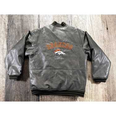 G III Denver Broncos NFL Varsity Bomber Jacket Blue & Black Mens Size XL  NWOT