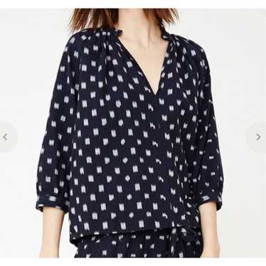 Ulla Johnson Ulla Johnson Aida Blouse Navy White S