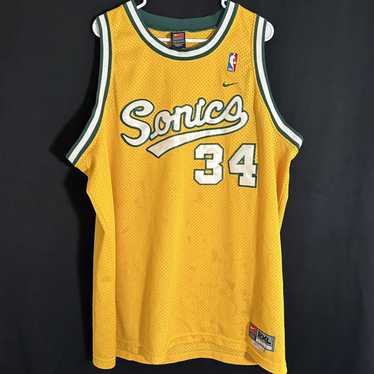 Vintage Nike Ray Allen Seattle Supersonics Swingman Retro Jersey