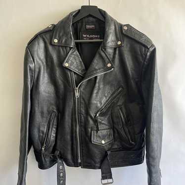 Leather vintage wilsons biker - Gem