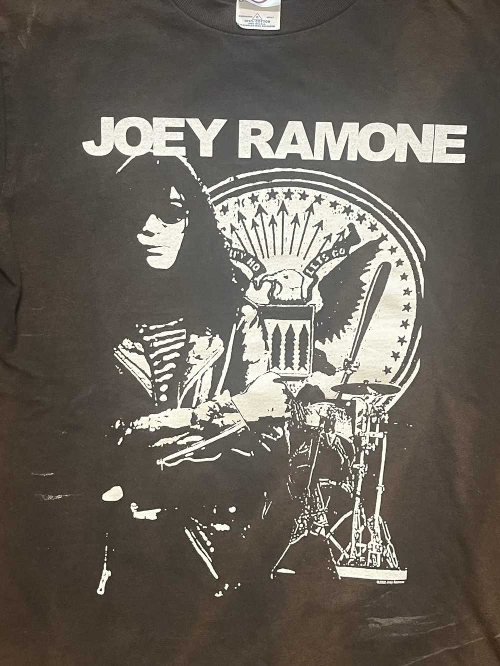Band Tees × Delta × Vintage 2002 Joey Ramone T sh… - image 3