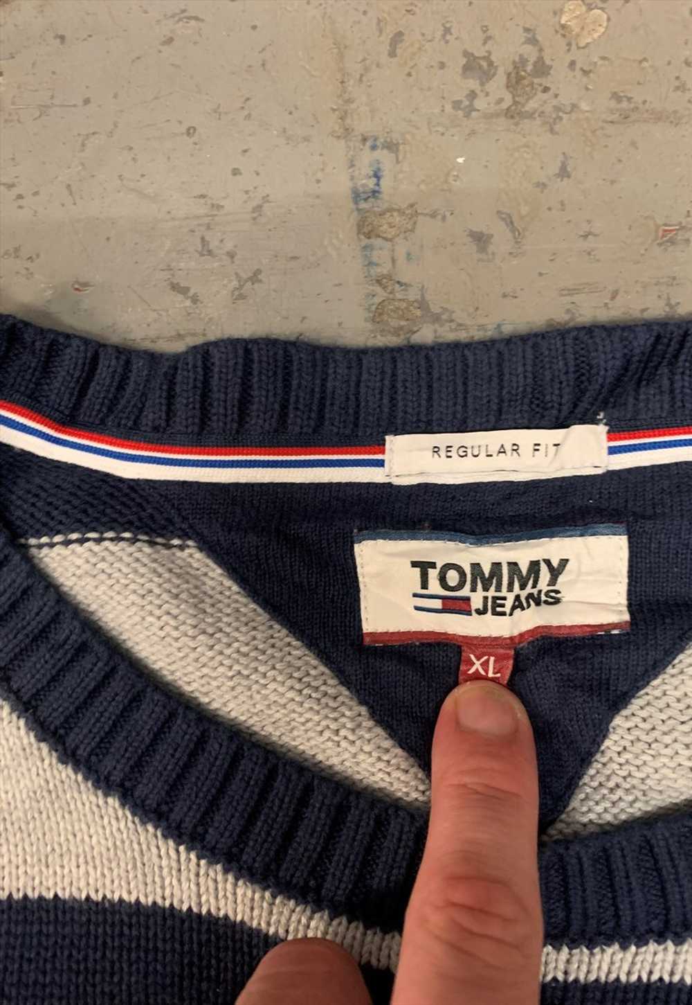 Tommy Hilfiger Knitted Jumper Striped Patterned S… - image 4