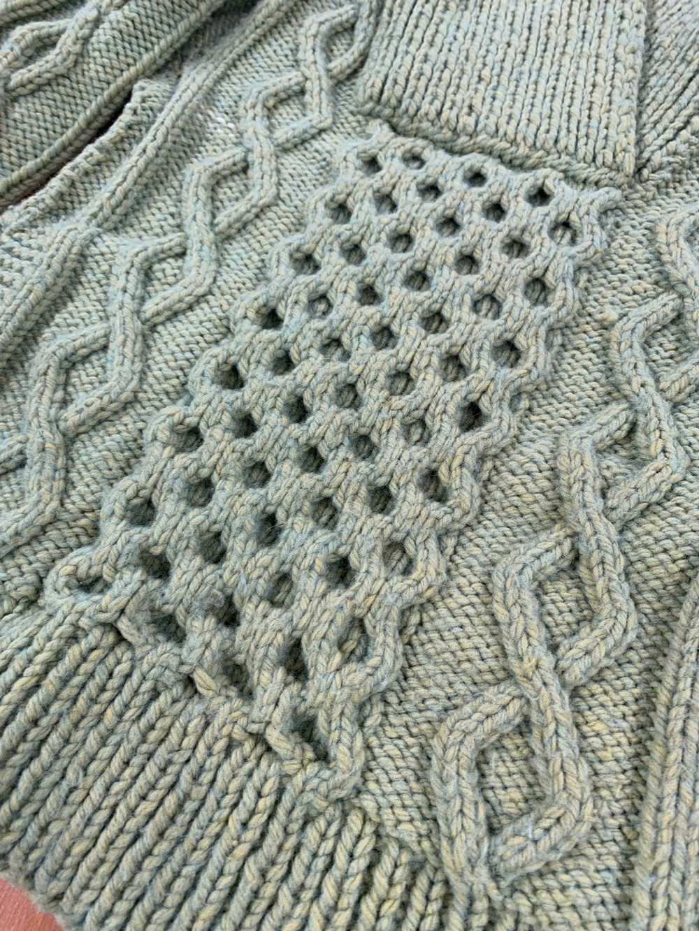 Coloured Cable Knit Sweater × Vintage Vintage 198… - image 2