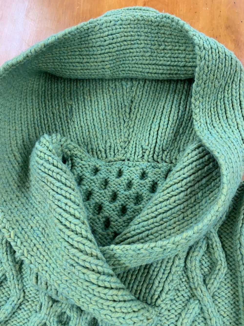 Coloured Cable Knit Sweater × Vintage Vintage 198… - image 3