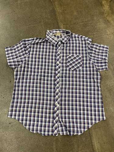 Vintage Vintage 80s/90s Sears Checker Button Up - image 1