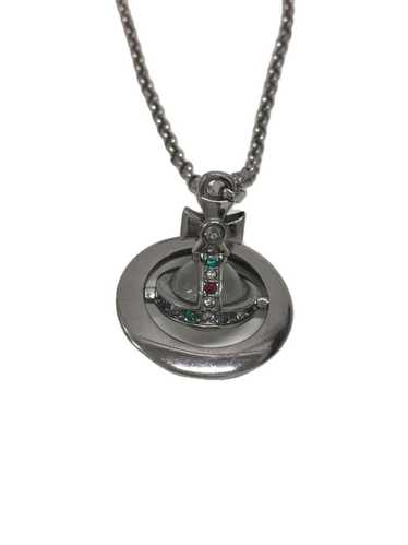 orb necklace man platinum in brass - VIVIENNE WESTWOOD - d — 2